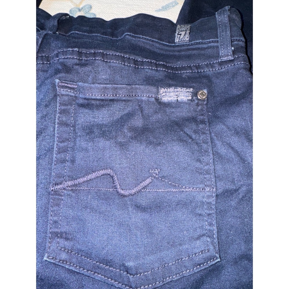 7 For All‎ Mankind Kimmie Bootcut Dark Wash Jeans Size 31 Denim - Picture 8 of 8